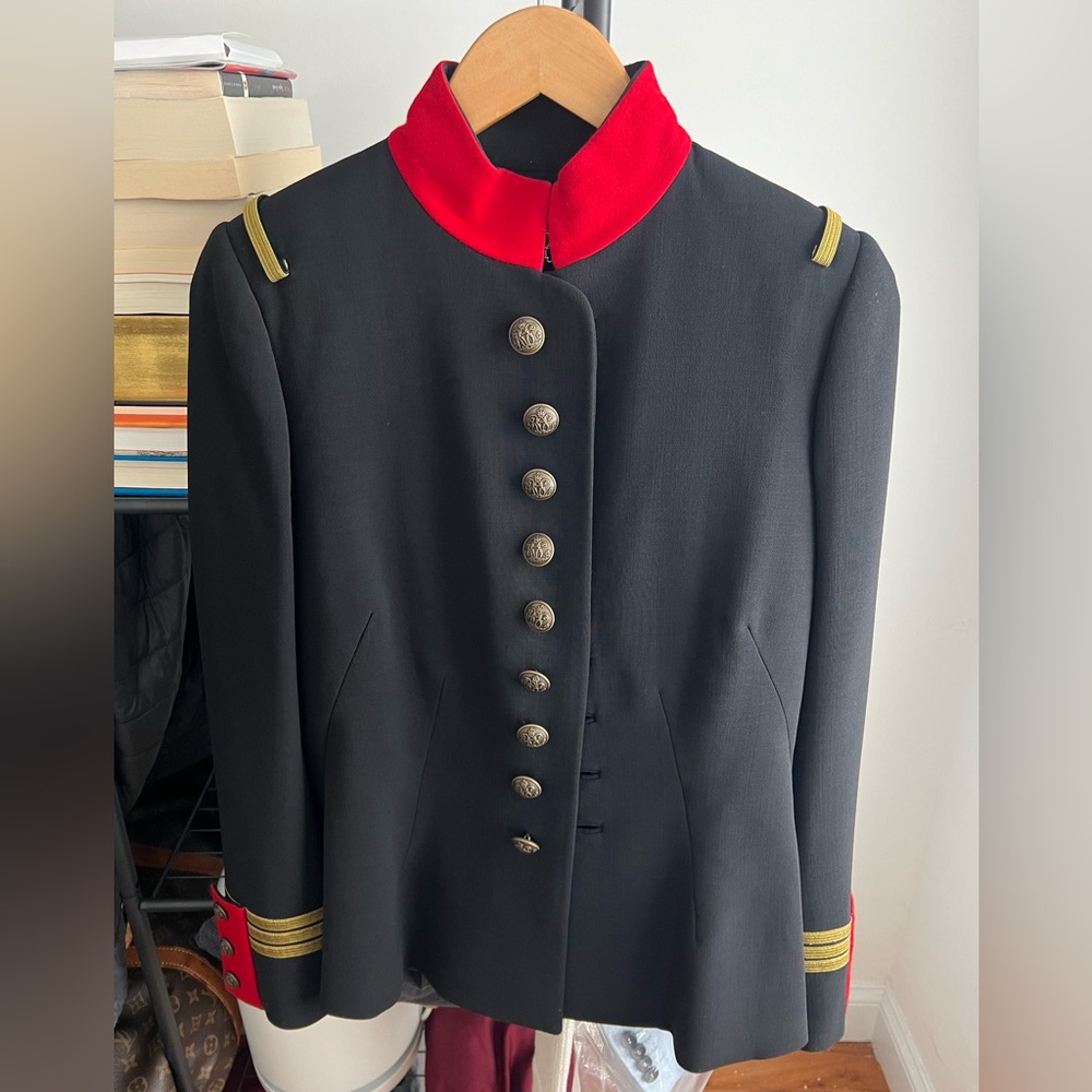 Purple Label RALPH LAUREN, The Officer's Jacket, Black. Wilmington Wool Jacket